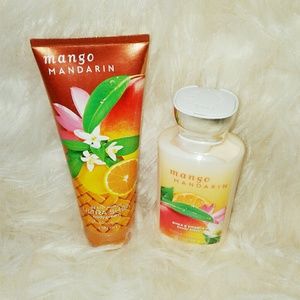 Bath And Body Works Mango Mandarin Lotion Bundle